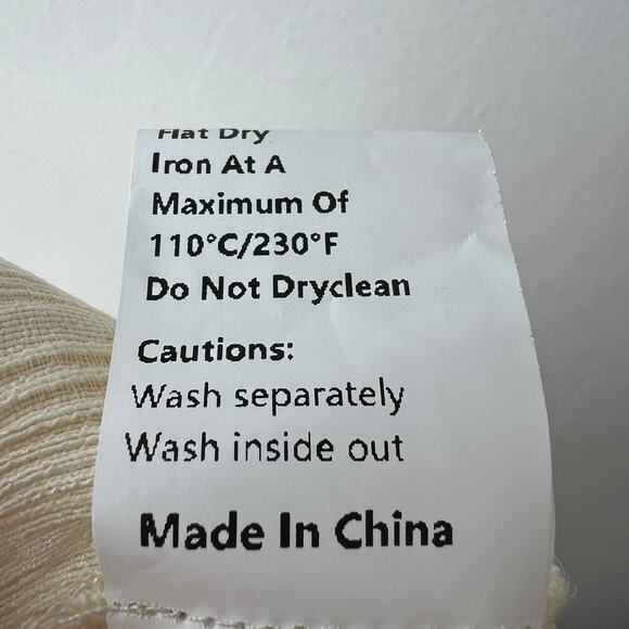 Commense Boho Lantern Beige Split Maxi Dress Plunge Button-Front X-Small XS NEW - Picture 10 of 11